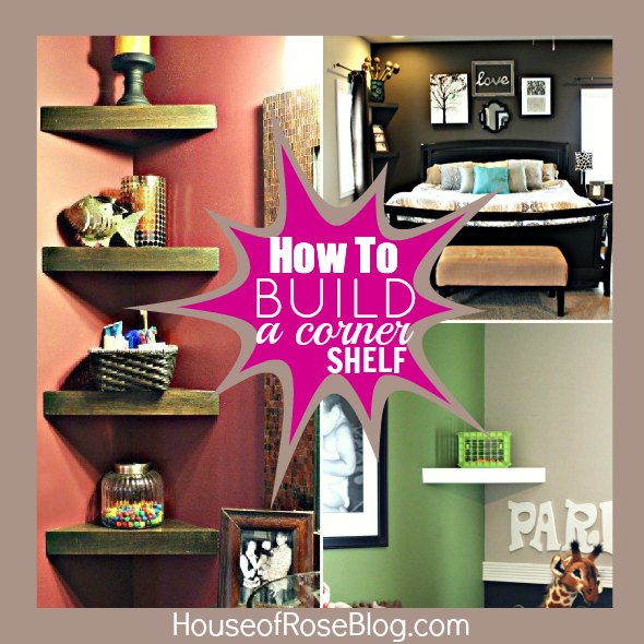 how to build a corner shelf in 7 minutes