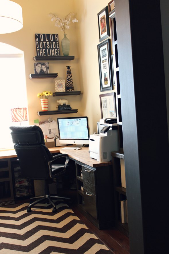 Work From Home Office Space Organization