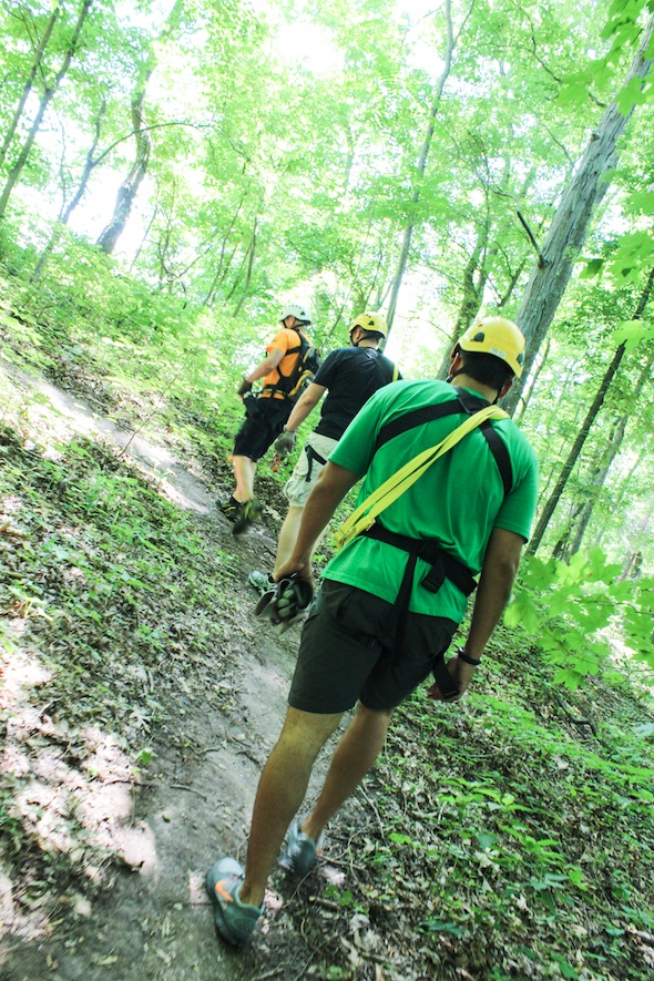 Zip Line Tour Shawnee Bluffs