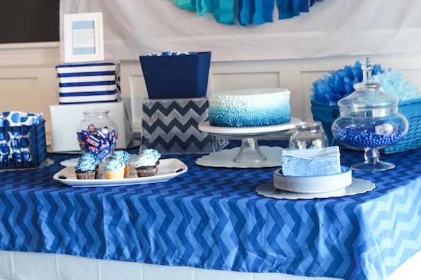 Blue Ombre Birthday Party