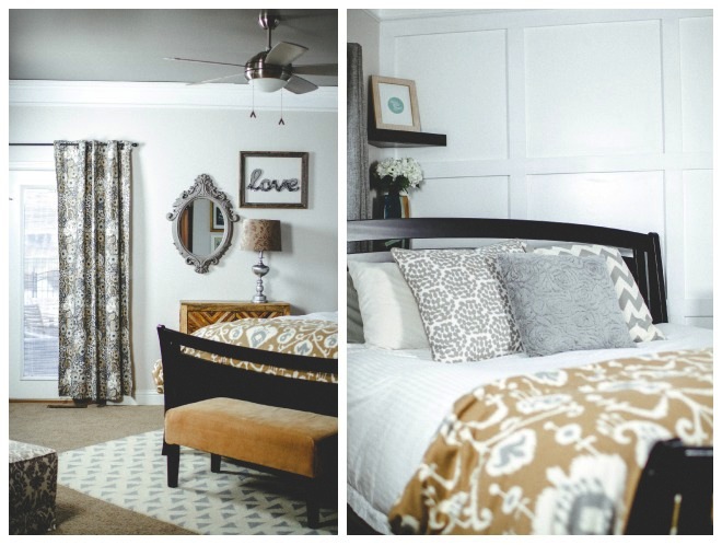 Master Bedroom Makeover with Board and Batten