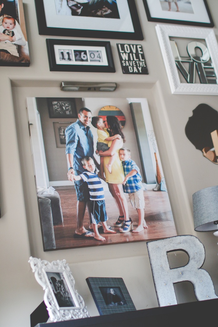 Entryway Design Ideas - Gallery Wall by HouseofRoseBlog.com