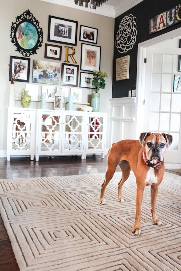 Dining Room Wall Makeover