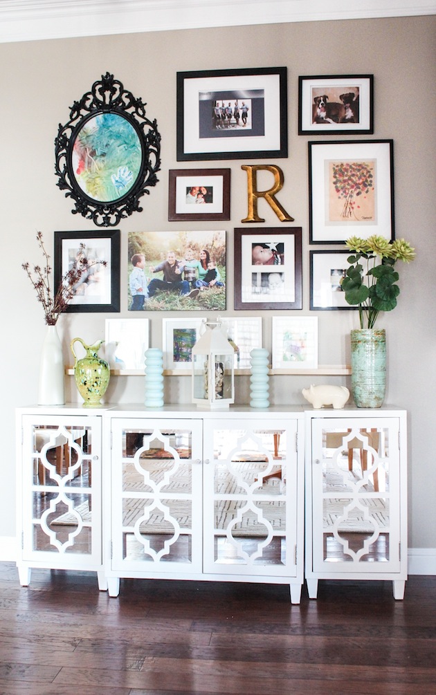Dining Room Wall Makeover
