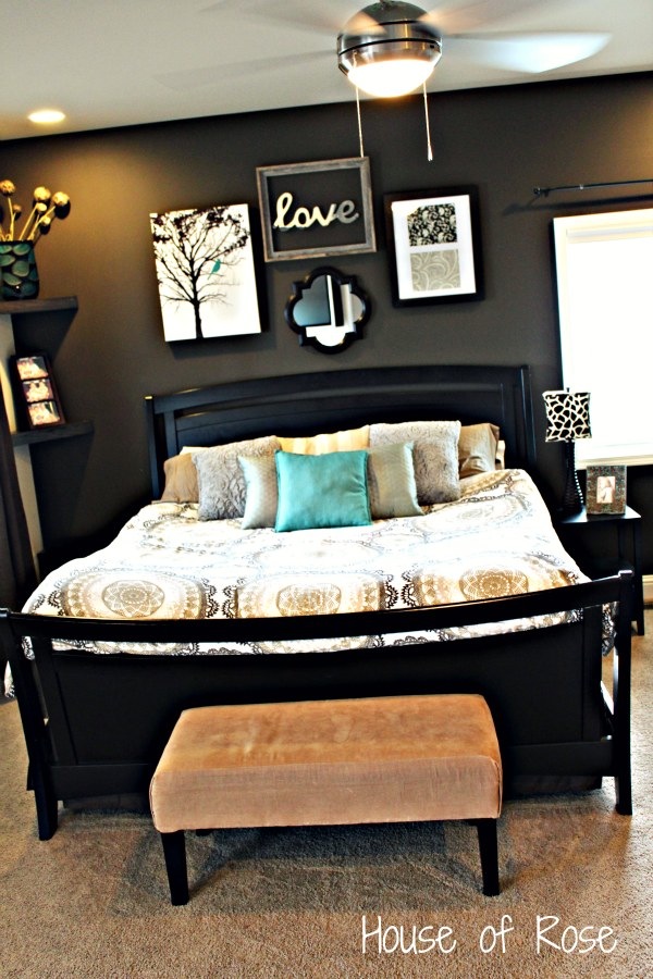 Master Bedroom Wall Makeover House of Rose