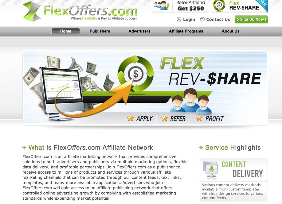 Flex Offers Affiliate Company Review