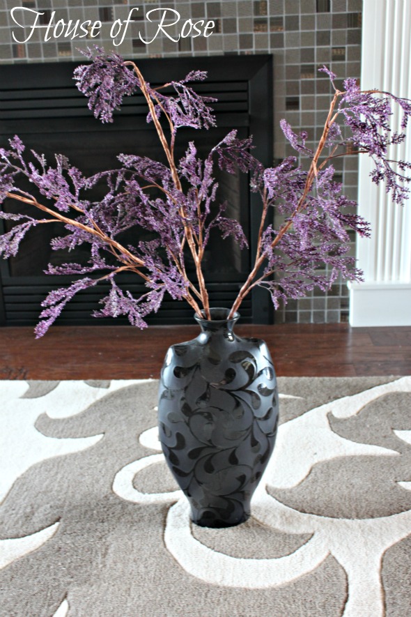 fireplace vase