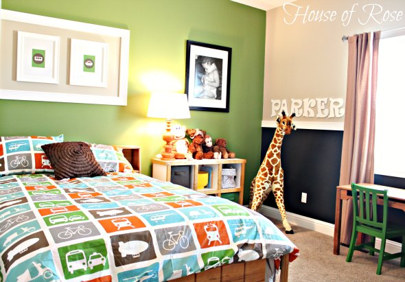 boy room transportation theme ideas