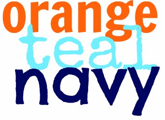 shark birthday orange teal navy