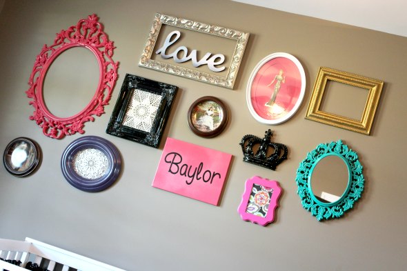 baby girl room ideas decorating picture wall