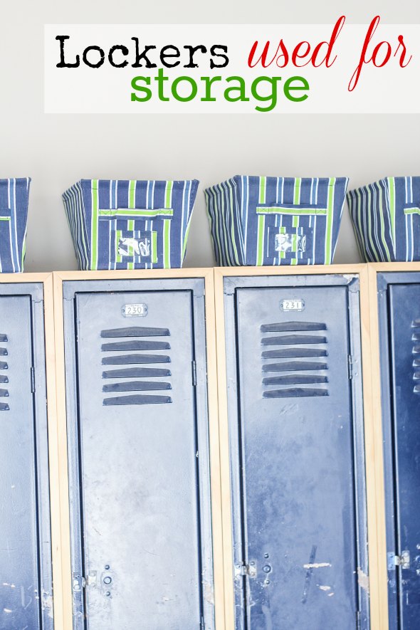 Old School Lockers used for Storage