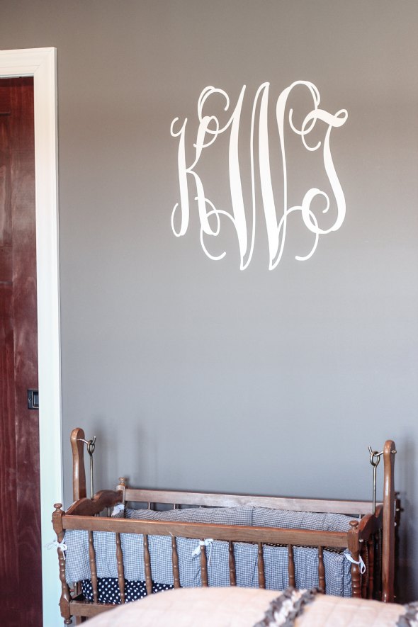 Personalized Monogram Wall Decal any room