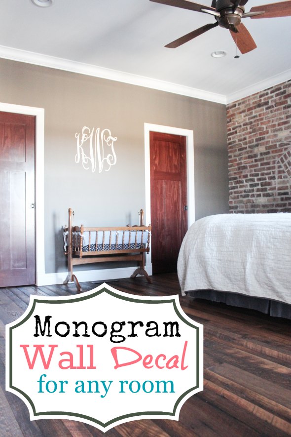 Personalized Monogram Wall Decal