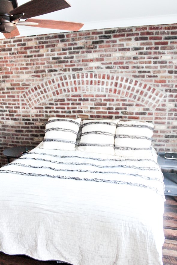 Brick Wall in Bedroom