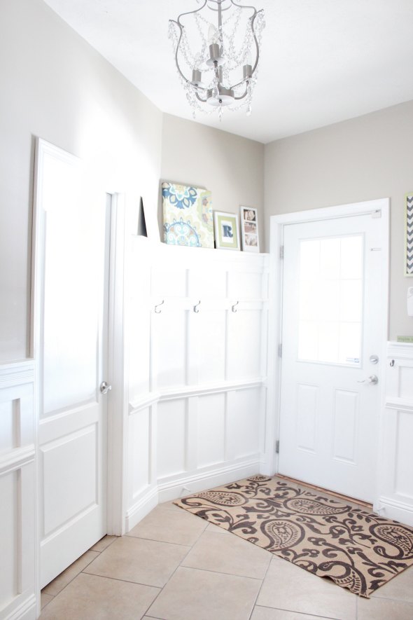 Entryway Design Board & Batten