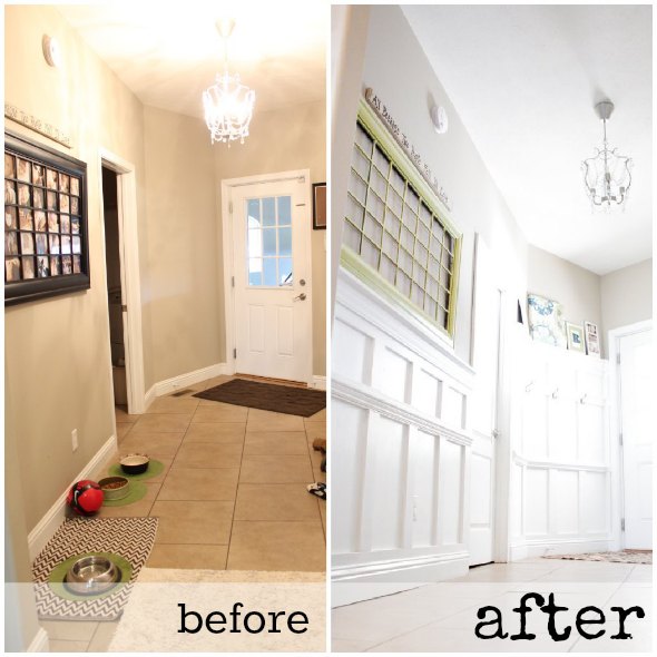 Entryway Design Before and After