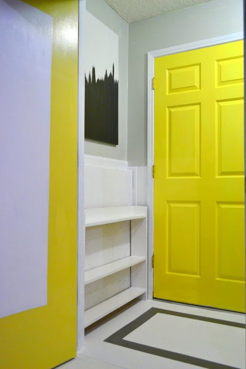 yellow door