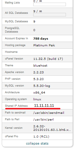 Bluehost-stats