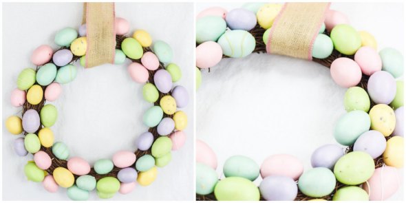 DIY Easter Egg Wreath Ideas Easy