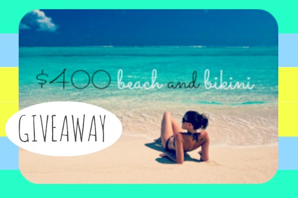 $400 Beach & Bikini Giveaway