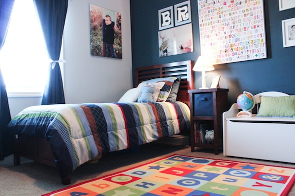big boy room reveal: the middle child's room
