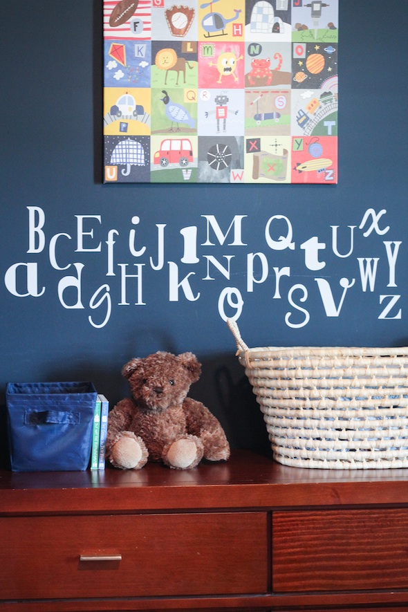 Big Boy Room Reveal Alphabet Theme