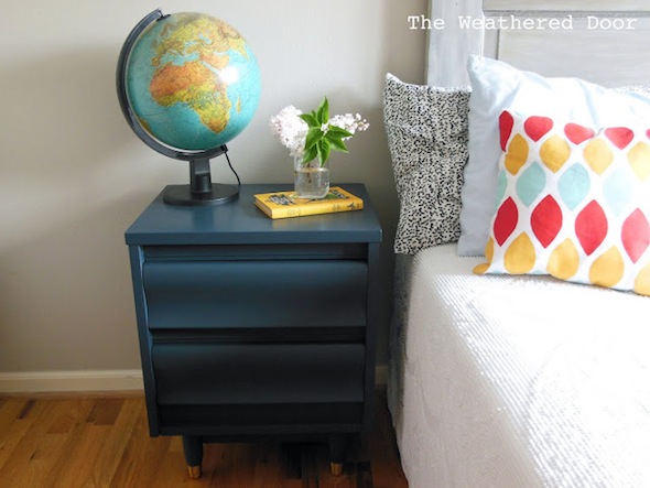 Navy Nightstand