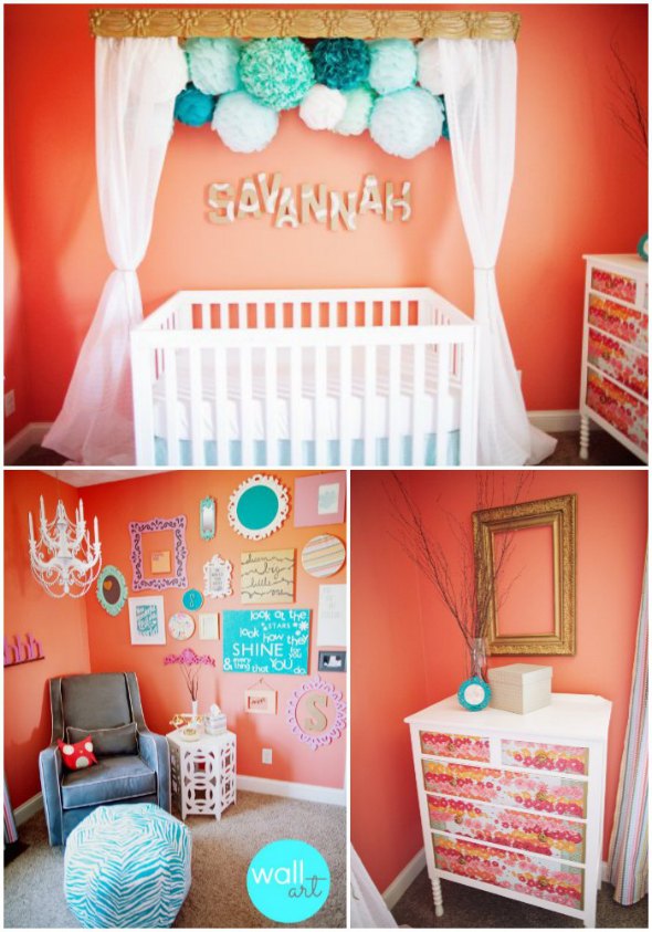 Ideas to decorate baby girl clearance room