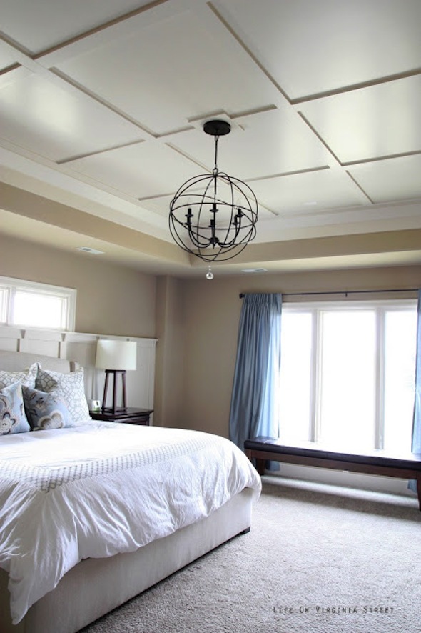 Orb Light Master Bedroom