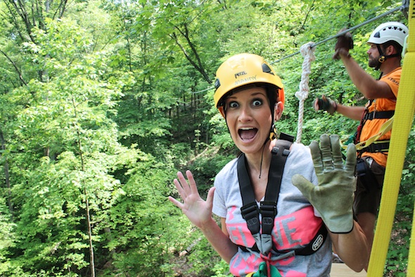 Zip Line Tour Shawnee Bluffs