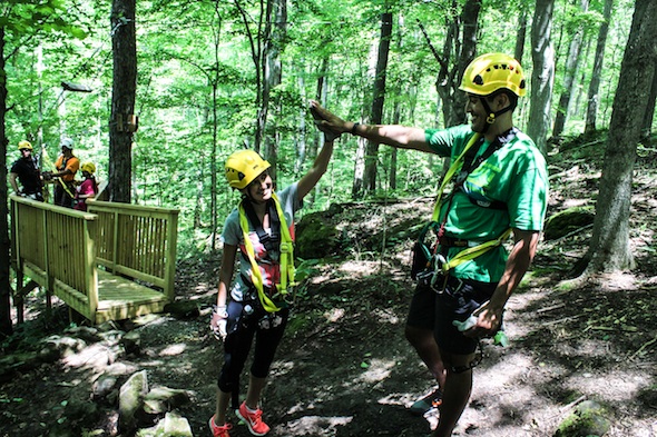 Zip Line Tour Shawnee Bluffs