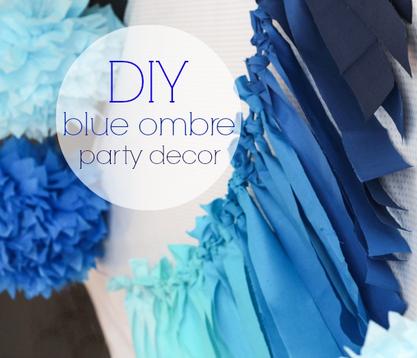 DIY Blue Ombre Party - Hostess With The Mostess