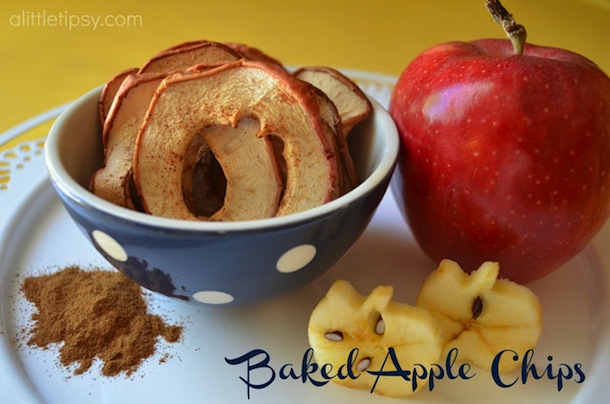 Baked apple chips