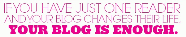 blog is enough