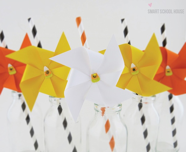 Candy Corn Pinwheels For Fall