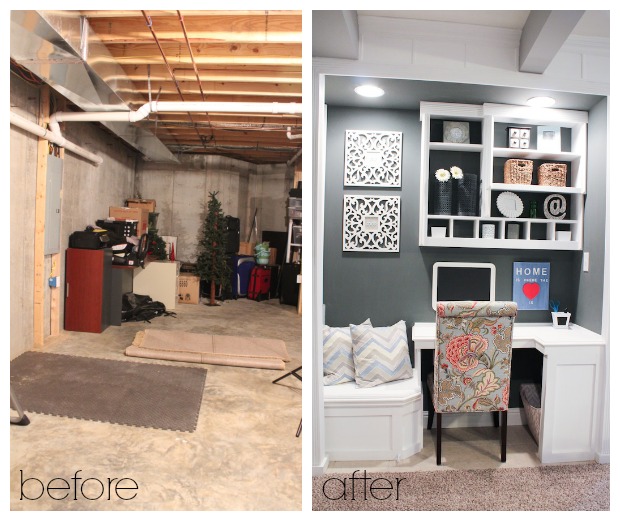 Before & After: My Home Office Nook Upgrade - living after midnite