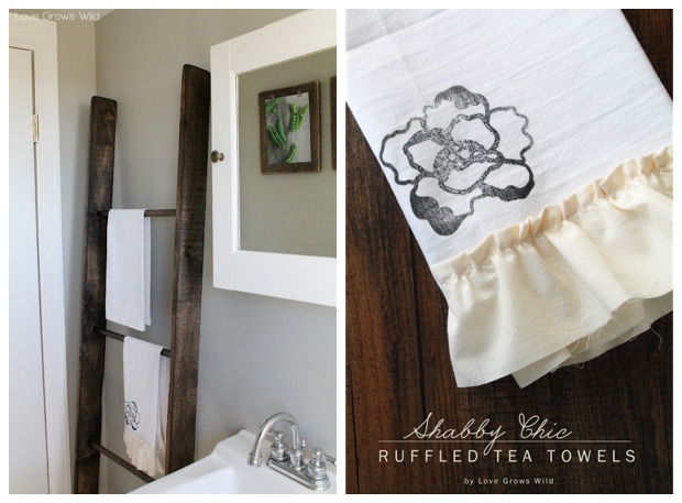 Ruffled Towels