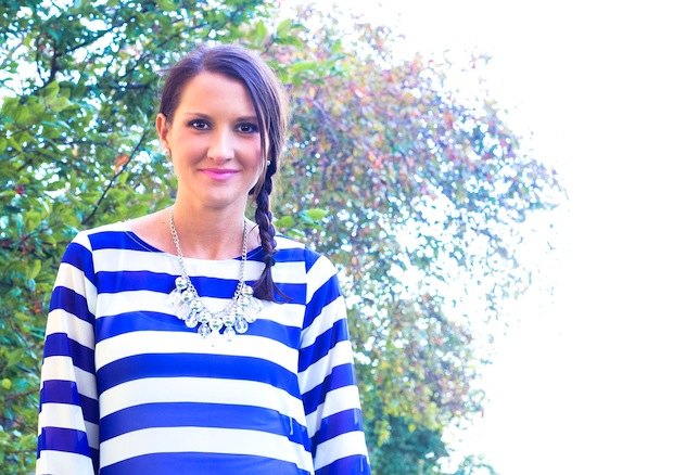 Fashion - A Love For Stripes {Top from Ella Madison Boutique & Bracelets from The Shine Project}