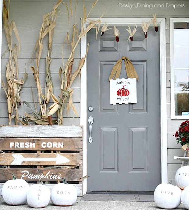 Halloween Ideas & Decor Fall Front Porch