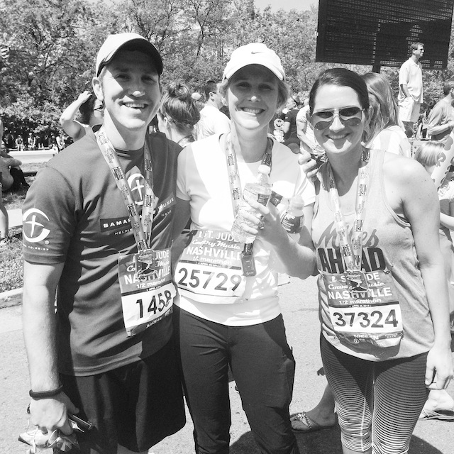 Nashville Half Marathon - Jon and Jenny Acuff