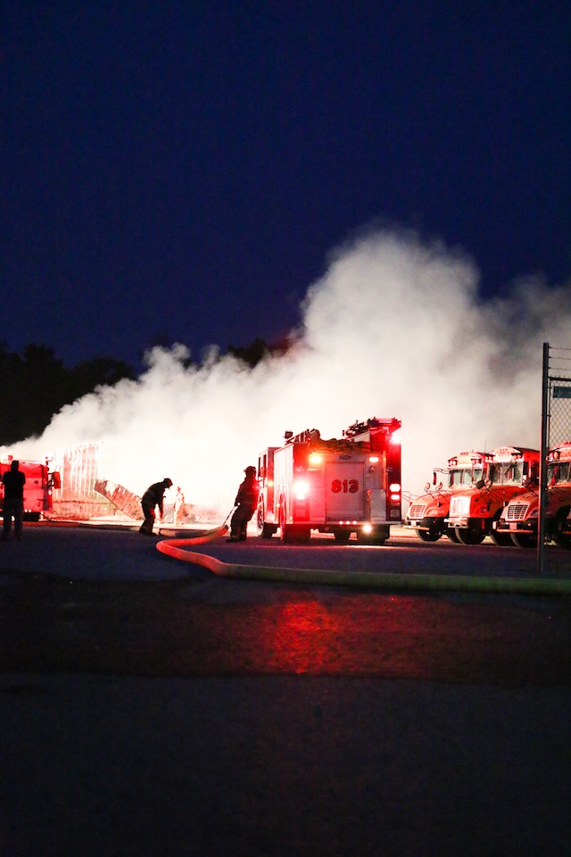 Carterville Bus Barn Fire