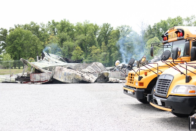 Carterville Bus Barn Fire