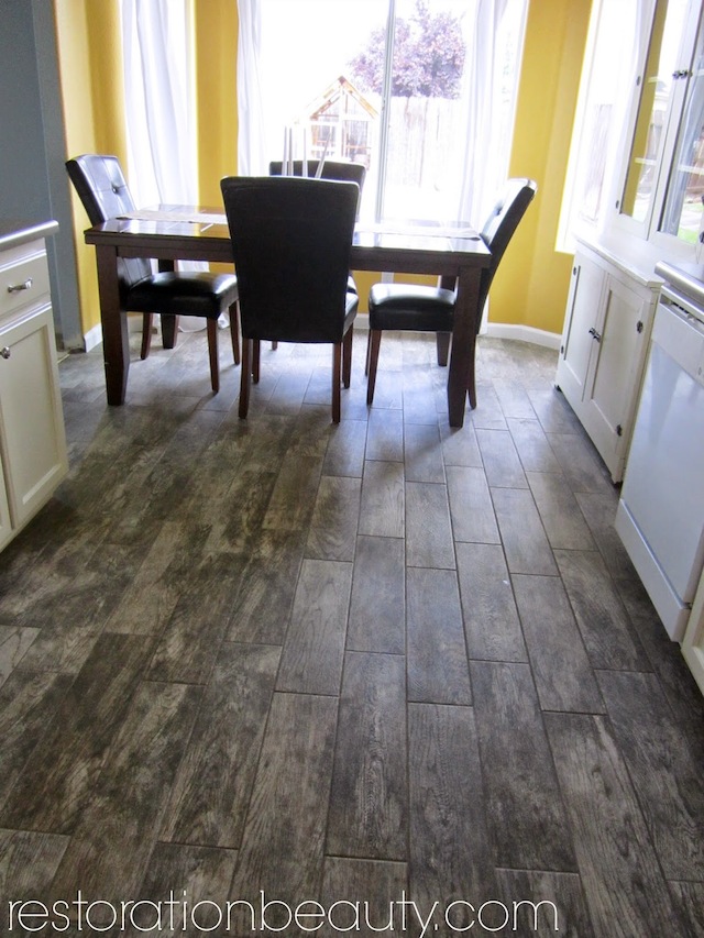 faux wood tile