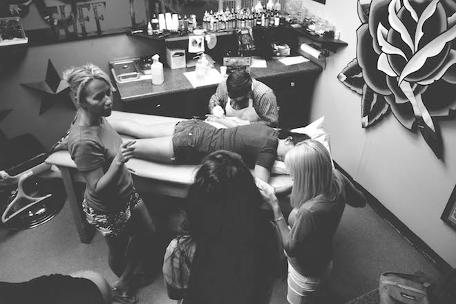 Getting A Tattoo