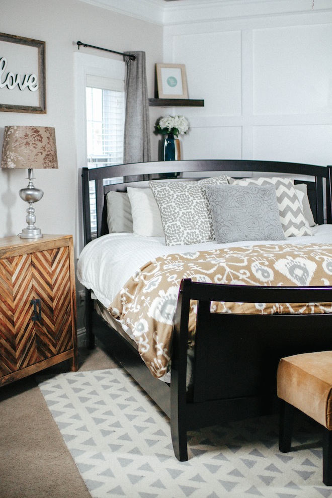 Master Bedroom Makeover with Board and Batten