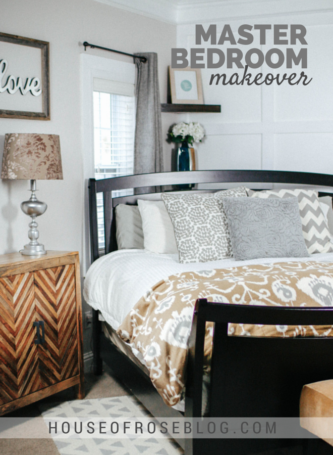 Master Bedroom Makeover with Board and Batten