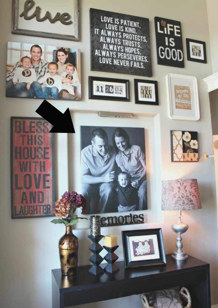 Entryway Design Ideas - Gallery Wall by HouseofRoseBlog.com