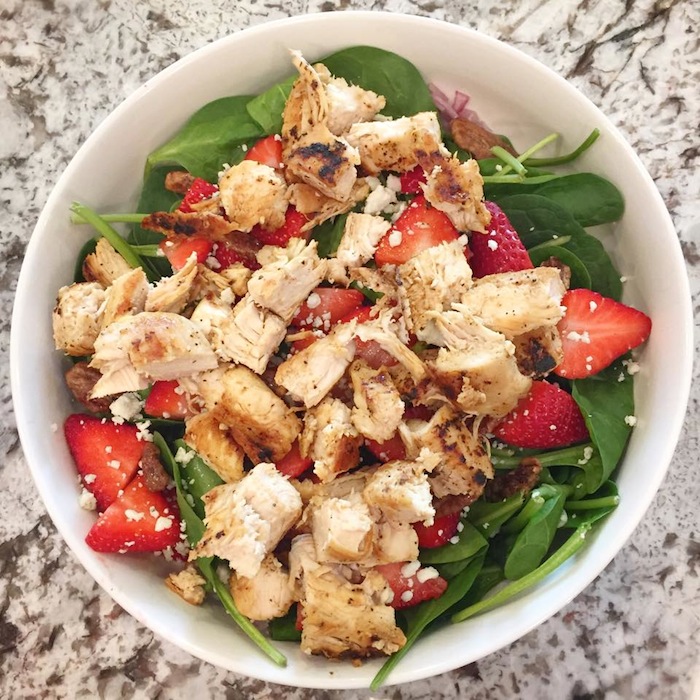 Strawberry Spinach Salad - 21 Day Fix Recipe