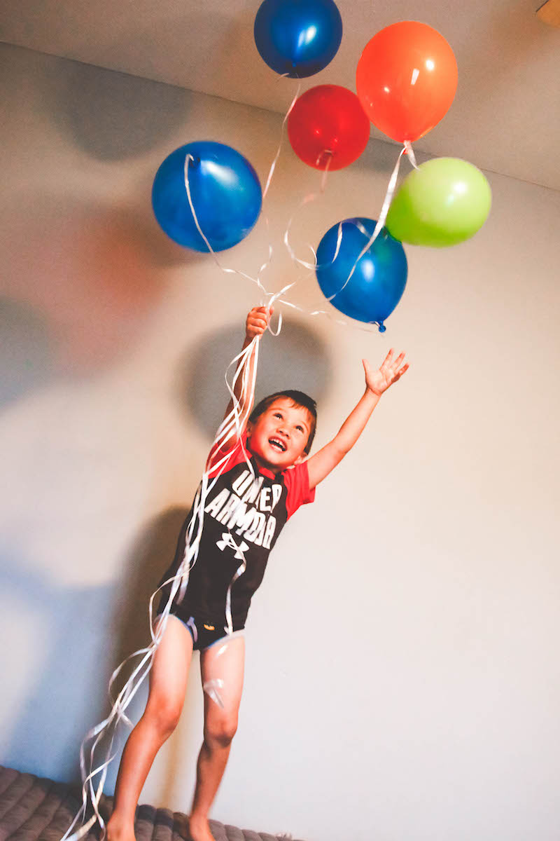 Bounce House Birthday Party for a Five Year Old