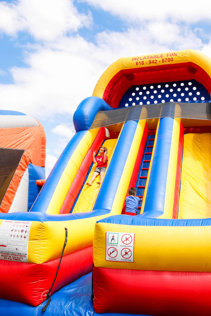 Bounce House Birthday Party for a Five Year Old